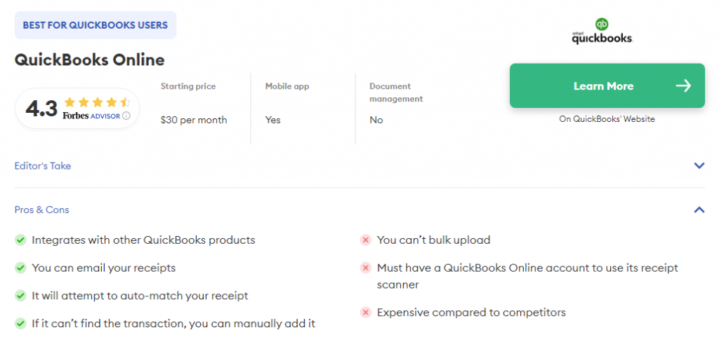 5 Receipt Scanner Apps Terbaik 2024 Menurut Forbes Advisor
