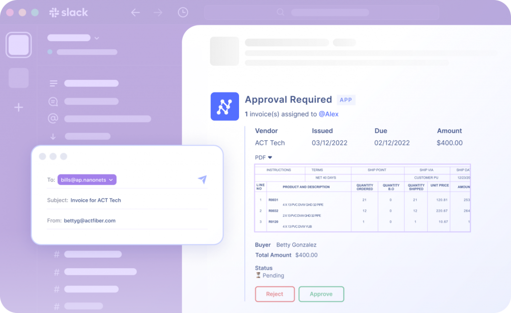 Pemberitahuan Persetujuan dalam procurement automation software