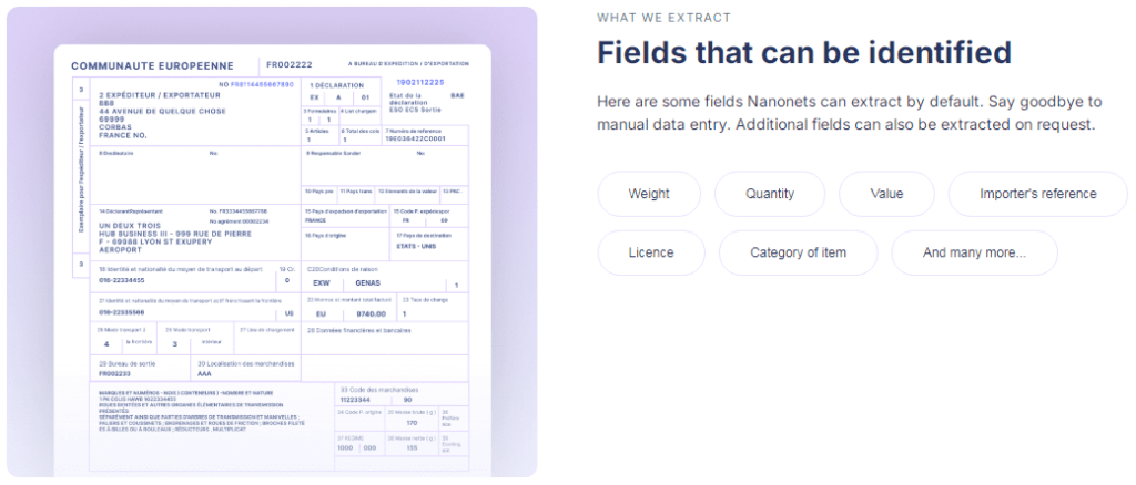 Bagaimana Cara Kerja Customs Declaration OCR?