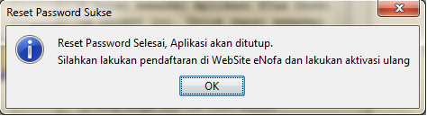 Tutup Aplikasi e-Faktur Desktop Setelah Notifikasi