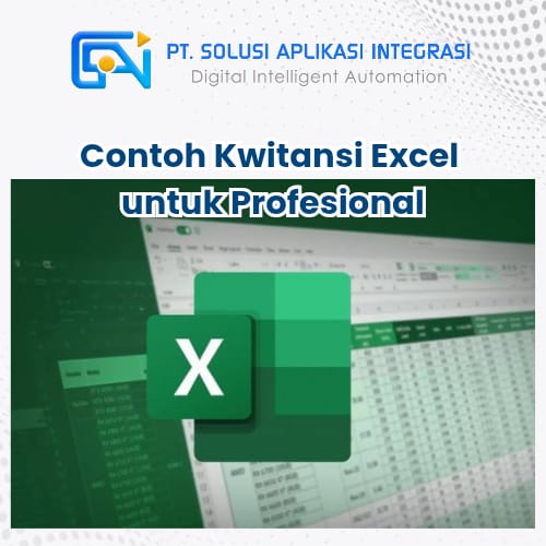 Mengatasi Kwitansi Berantakan Dengan Contoh Kwitansi Excel Rapi & Profesional
